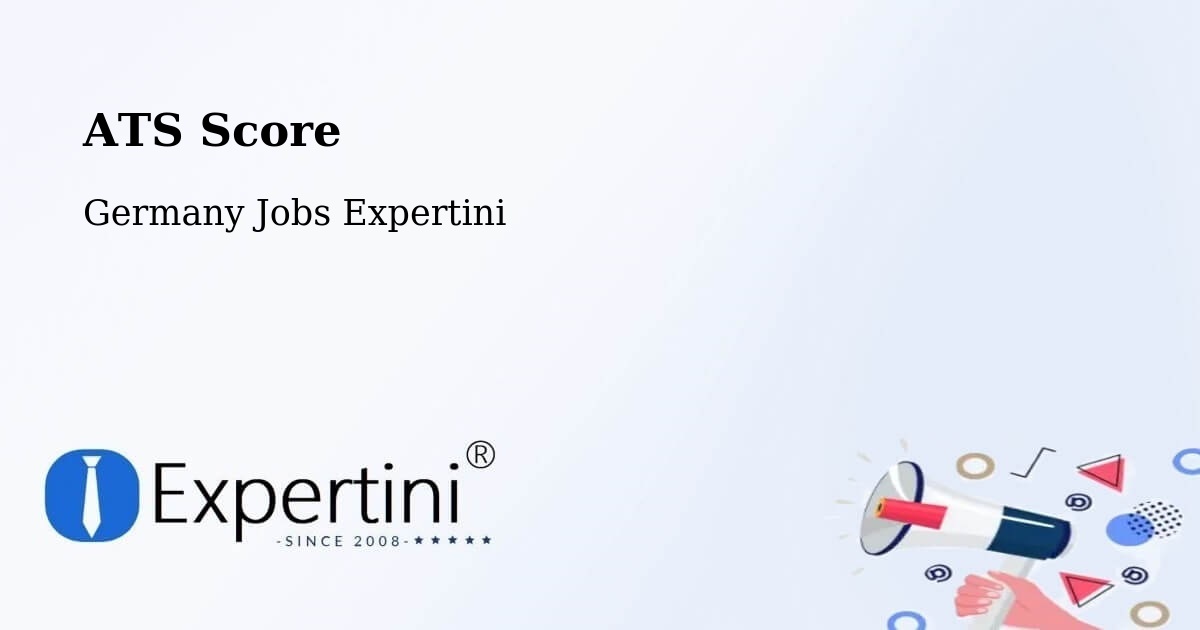Resume ATS Score & Job Description Match Tool – Lambsheim - Germany Jobs Expertini
